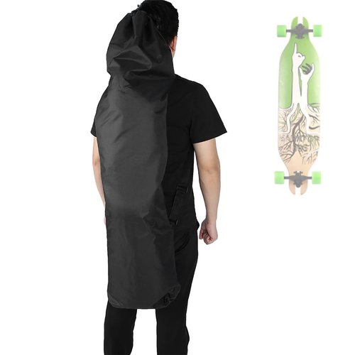 Alomejor 120 * 30 * 15CM Longboard Bag Skateboard Storage Backpack Longboard Carrying Case Bag Accessory