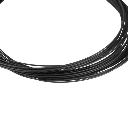 Keenso Badminton Racket String, 6 Colors 10m Nylon High Flexibility Badminton Racket String Racquet String Line Badminton Repair Accessory(Black)