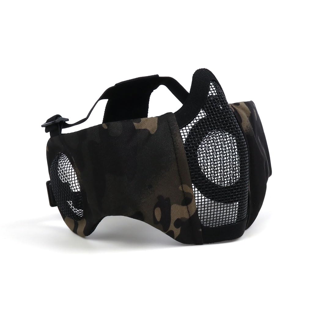 Airsoft Masks,Airsoft Mesh Mask,Airsoft Face Mask,Paintball Mask for The Player who Likes to Shoot and use Sniper-Like Tactics (BCP)