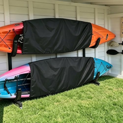 Waterproof Kayak Cockpit Cover 44x28 Inch UV-Resistant Dustproof Protector
