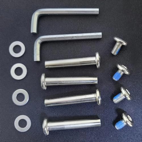 Inline Skate Wheel Axles Repair Kit - 4 Sets 6mm x 35mm