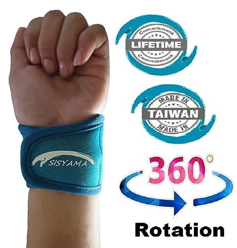 Youth Teal Adjustable Neoprene Wrist Support Brace - 2 Pack