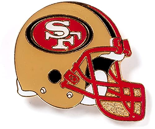 San Francisco 49ers NFL Helmet Pin - Aminco Collectible Lapel Badge