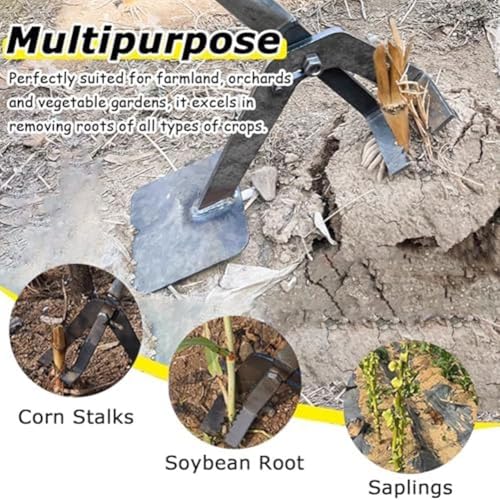 Heavy Duty Stump Remover Tool - Labor-Saving Tree Root Puller