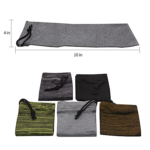 Handgun Socks Set - 16in Silicone Knit Gun Socks, 5 Pieces