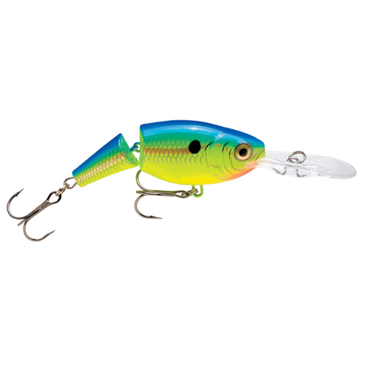 Rapala Jointed Shad Rap 04 Fishing Lure (Fire Crawdad)