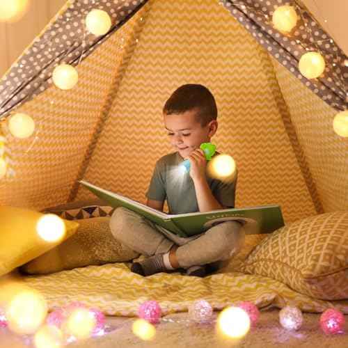 10 Pack Small Mini Cute Kids Flashlight, Rechargeable Animal Flashlights for Boys Girls,Christmas Gifts Stocking Stuffers