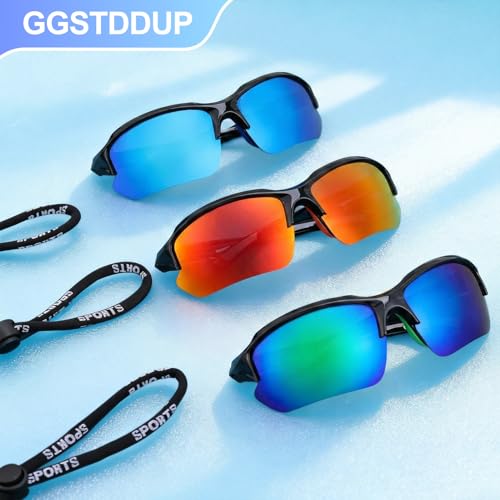 Polarized Sports Sunglasses - 3 Pack for Men & Women