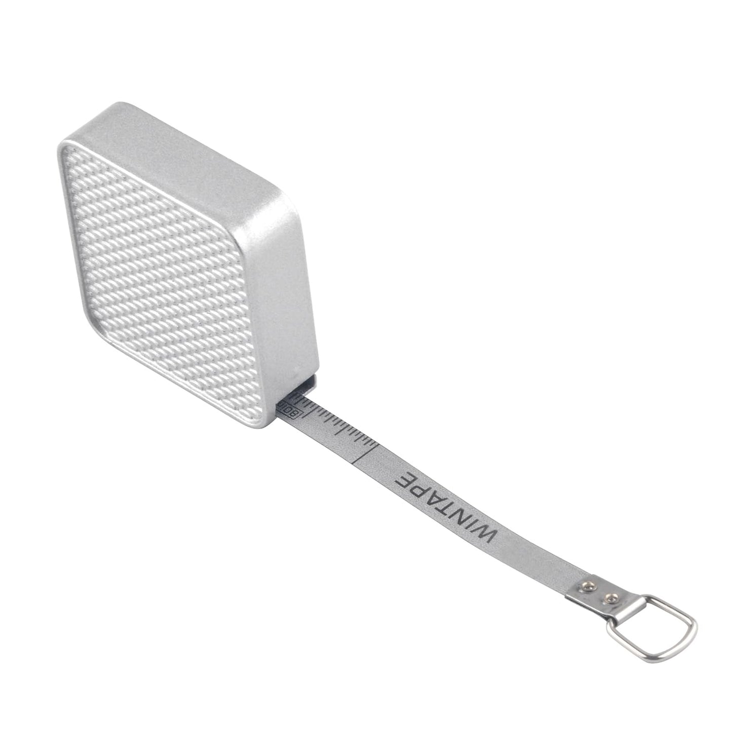 Mini Square Tape Measure, Small Retractable Nylon Coated Dual Sided 80 Inch / 2 M Measuring Tape, Silver Measure Tape