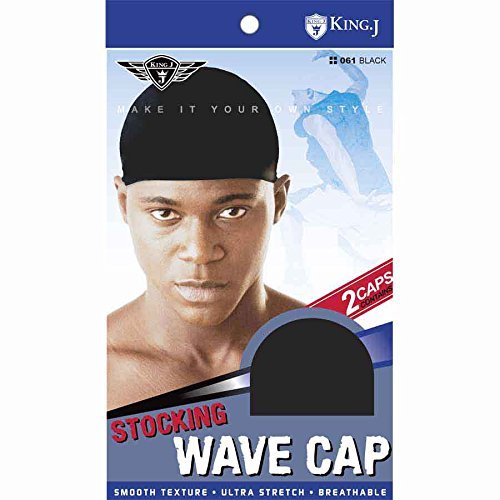 3 Pack Unisex Cotton Stocking Wave Caps - King J #061