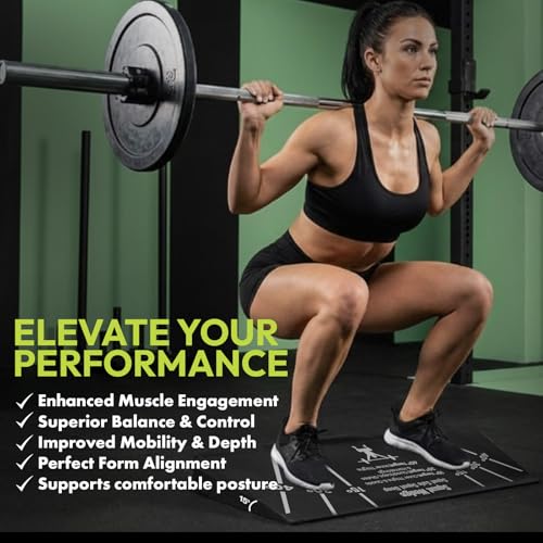 Squat Wedge Block - Non-Slip EVA Slant Board for Deep Squats & Stretches