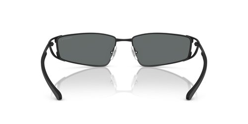 ARNETTE Man Sunglasses Matte Black Frame, Polar Grey Lenses, 64MM