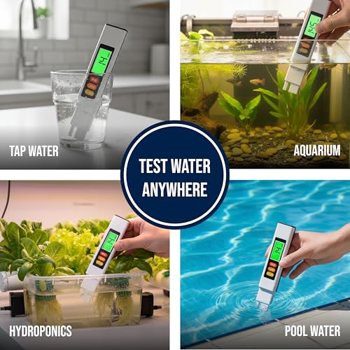 Craft911 Water Tester for Drinking Water- TDS Meter Instant Read