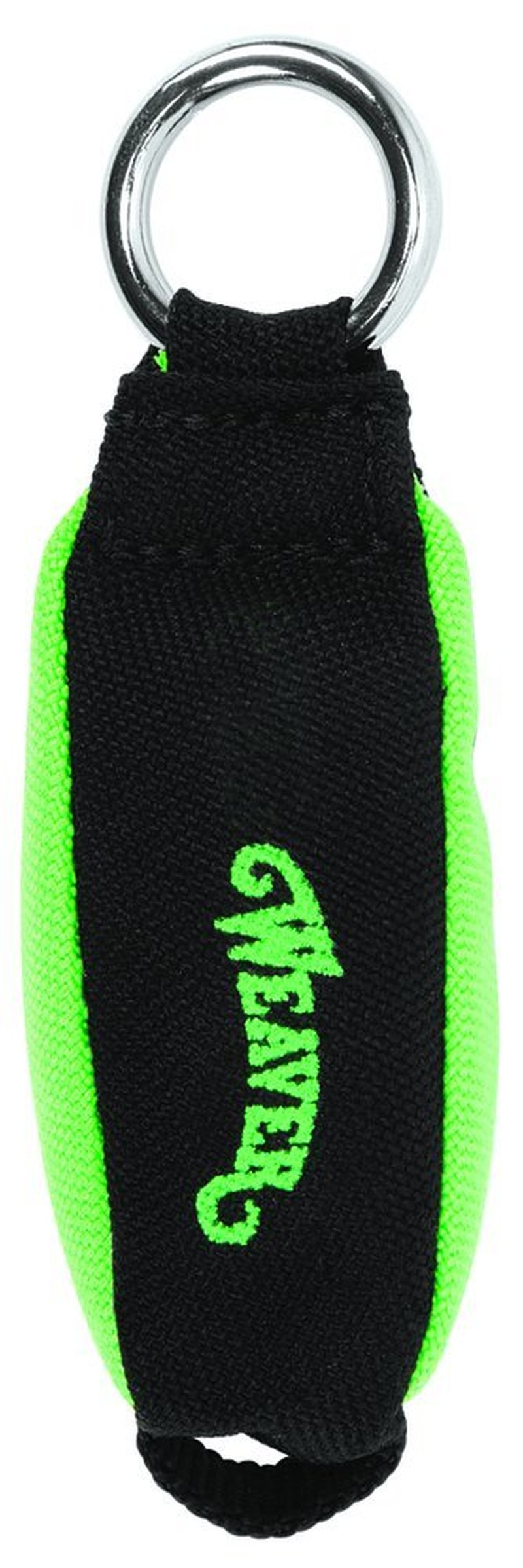 Weaver Leather Bullet Throw Weight, Black/Neon Green, 8 OZ, Model: 08-98322-BK/NG