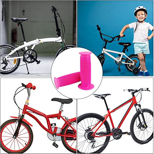 Kids Bike Handlebar Grips - Non-Slip Soft Rubber, 2 Pairs
