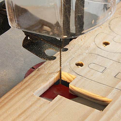 FOXBC 5 Inch Scroll Saw Blade Pin End, (10/15/18 TPI - 36 Pack)