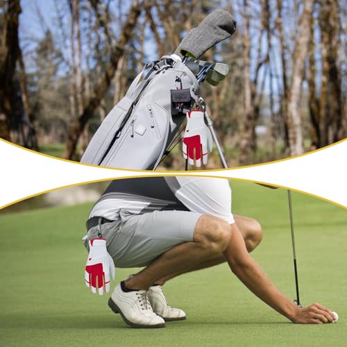 Ymapinc Golf Glove Holder - 2 Pack Stretcher Hanger with Keychain,