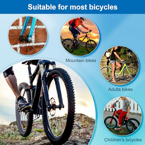 6-Piece Bicycle Wheel Axle Nut Set - M8, M9.5, M10