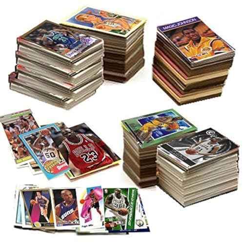 600 Basketball Cards Collection with Vintage Pack - Includes Michael Jordan