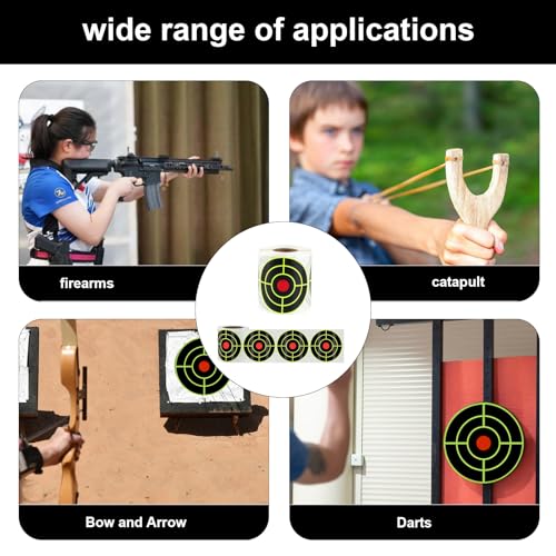 3 Inch Self-Adhesive Splatter Shooting Targets - 200 Pcs
