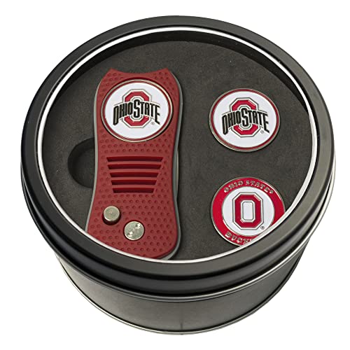 Retractable Divot Tool Gift Set with Ball Markers - Switchblade Design