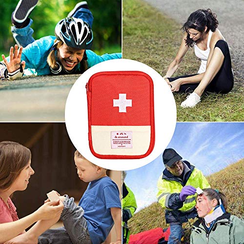 Portable First Aid Bag Set - Mini Medical Storage Pouches