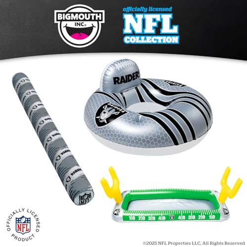 18” Inflatable Football - Las Vegas Raiders Beach Ball