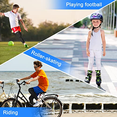 Kids Long Compression Leg Sleeve - UV Protection, Size L