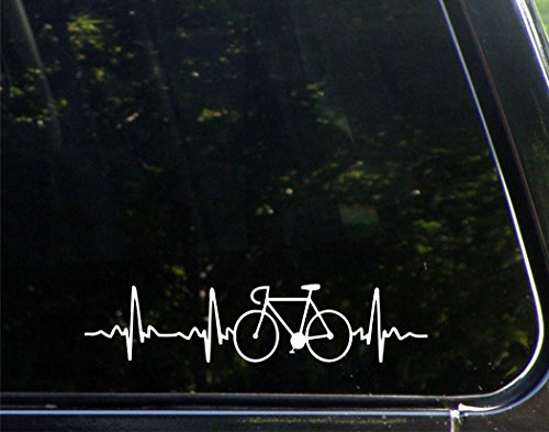 Bicycle Lifeline Vinyl Die Cut Decal - 8.75-inch x 2-inch Bumper Sticker