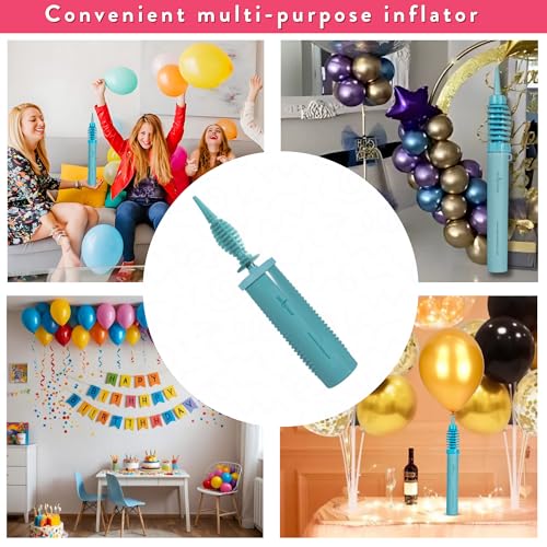 Manual Balloon Inflator - 2-Way Dual Action Air Pump, 1 Pack