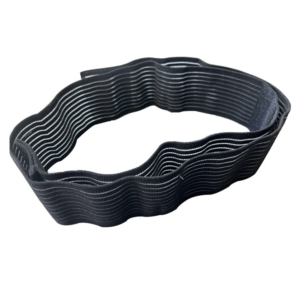 Breast Implant Stabilizer Band, Elastic Chest Compression Band Breast Augmentation Reduction Strap Bandage, Chest Support Strap Wrap Bandage for Fitness Exercise Running Sports Bra Alternative (White)
