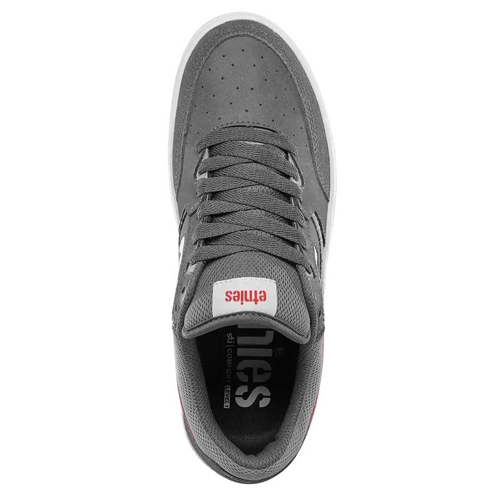Etnies Men's Loot Grey/Light Grey/Red 8 Medium