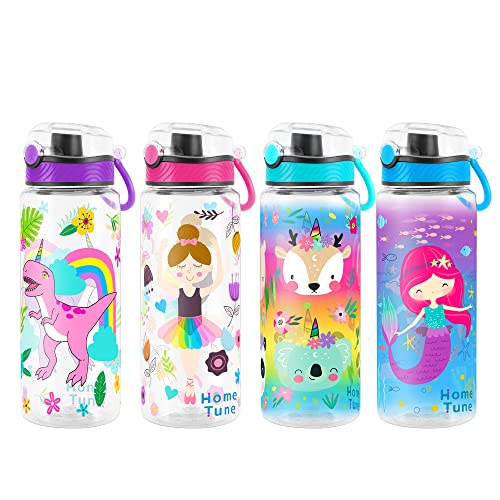 Home Tune 23oz Dancing Water Bottle for Kids, Girls & Boys, School & Outdoor