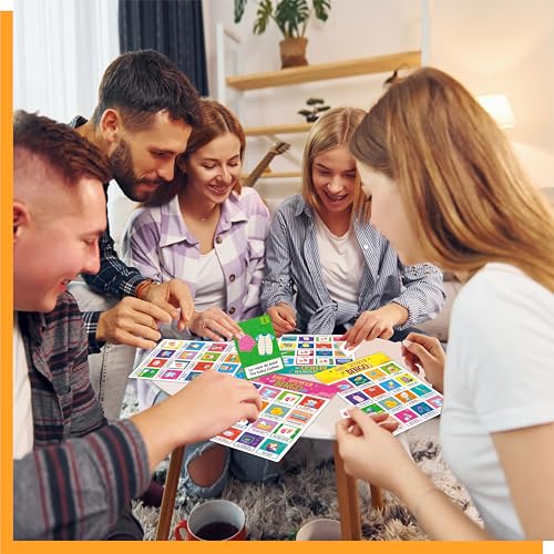 Bilingual Baby Shower Bingo Game - 25 Cards for 25 Players