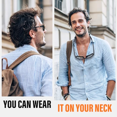 Adjustable Glasses Strap (3 Pcs) - Sunglasses Strap for Men Women - Black Eyeglasses Strap - Eye Glasses Holder Around Neck, Sports Glasses Strap, Eyewear Retainer, Cable Glasses Lanyard