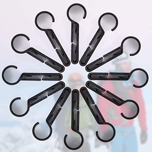 Hard Hat Headlamp Clips - 24 Durable Helmet Hooks