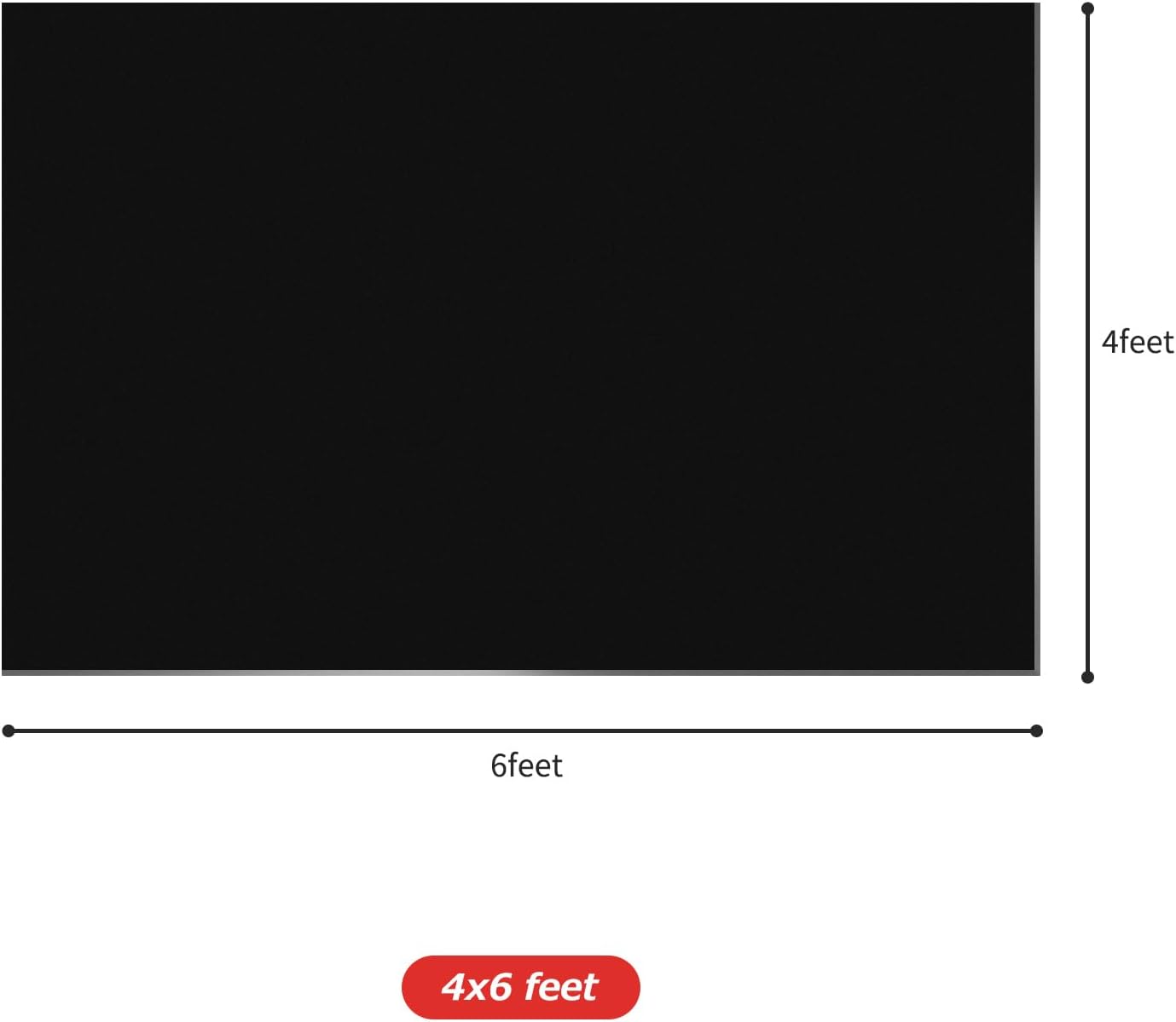 Fireproof Welding Blanket 4x6 Feet - Extra Large 5mm Thick Heat Shield for Soldering, Grill, Firepit & Smoker