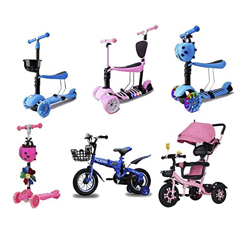 Kids Scooter Handlebar Grips - Soft Rubber Replacement - Pink