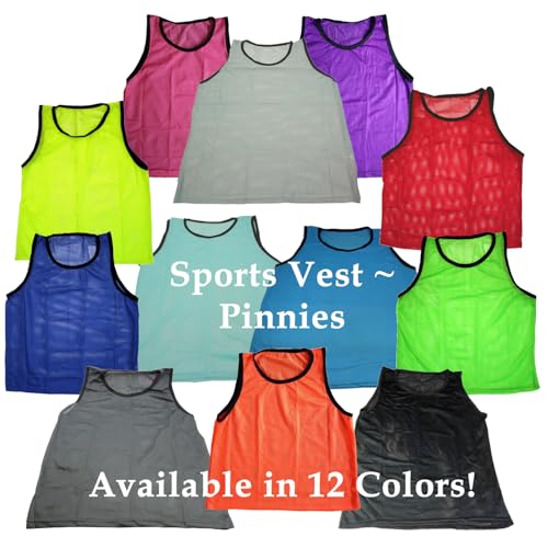 Scrimmage Training Vests for Soccer, Basketball & Team Sports
