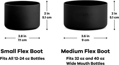 Hydro Flask Silicone Water Bottle Boot - Flexible Protection for 12-24 oz Bottles | Dishwasher Safe, BPA-Free