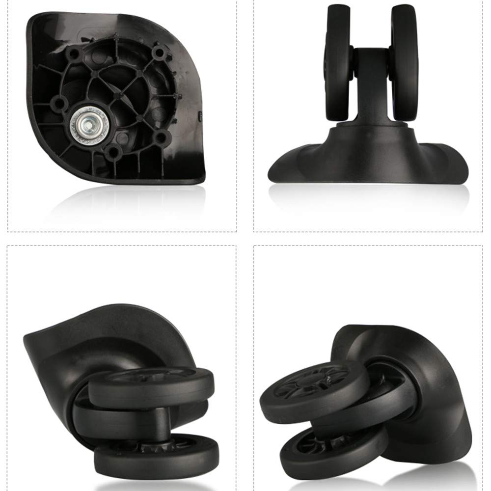 GH8 (DL-W170#) Mute Connected Spinner Wheels for Replacement Luggage Wheels Wear Silent Draw bar Box DIY (2 pcs/Set)