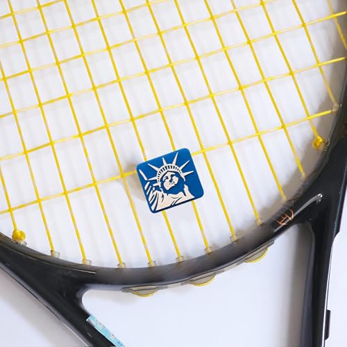 Cute Tennis Racket Vibration Dampeners - 8 Pack Soft Silicone Shock Absorbers