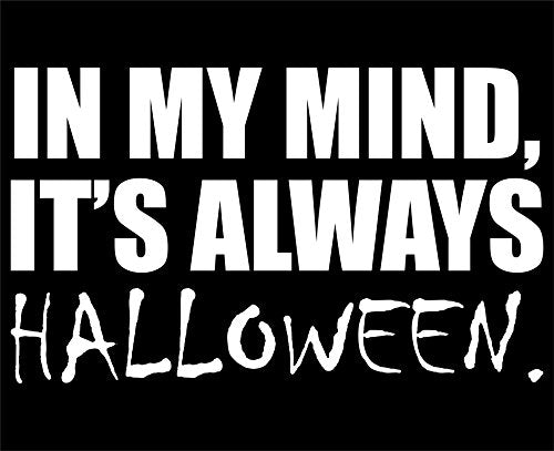 Halloween Vinyl Die Cut Decal - 6.5" x 3.75" for Cars, Laptops