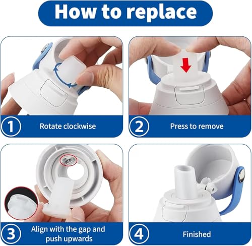 10-Pack Silicone Mouthpiece Replacements for Brita Water Bottles
