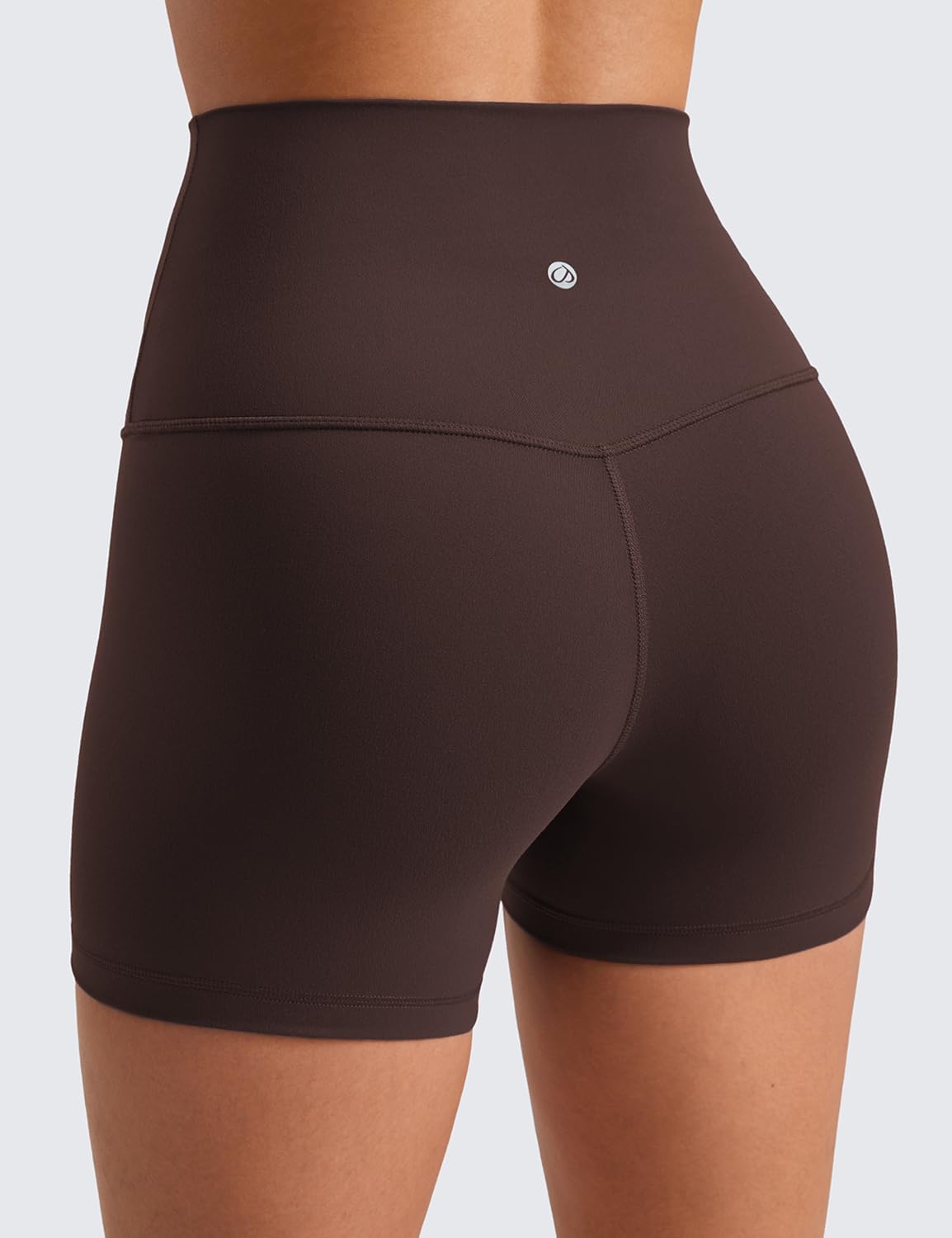 CRZ YOGA Biker Shorts - High Waisted Butterluxe Spandex for Yoga & Workouts | 4'' Length
