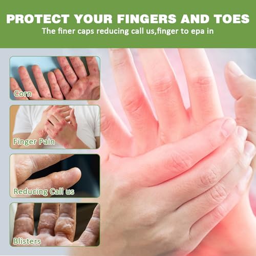 WY LIGHTING LEVEL 30Pcs Gel Finger Sleeve Protectors for Pain Relief & Callus Prevention