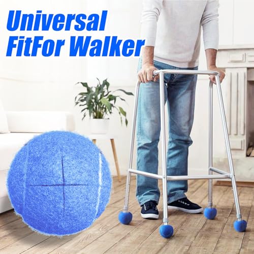 Precut Tennis Balls for Walkers - 4 Pack Floor Protection