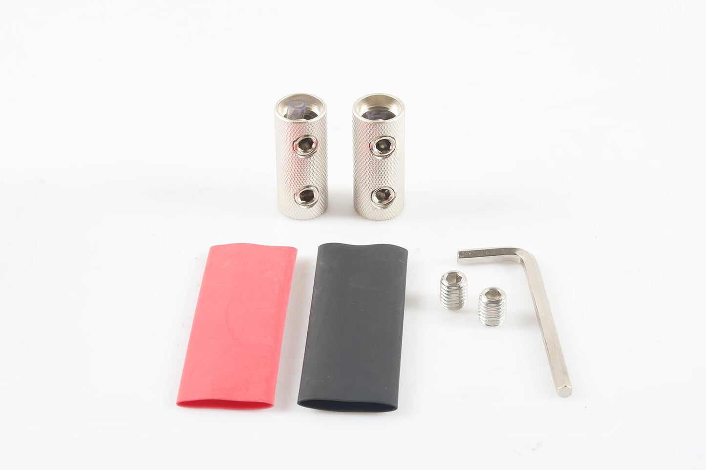 0Gauge Wire Butt Connectors 0 GA Ground Butt Splice Connector 2PCS with Dual Wall Shrink Tubing