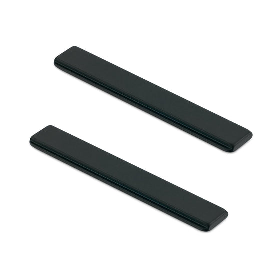 Glass Shower Magnet, 2.5" Shower Door Magnet Replacement Replacement for Swing Shower Doors (Black, 2 Pack)