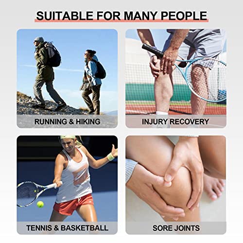 Knee Support Sleeve for Men & Women - Black, Medium